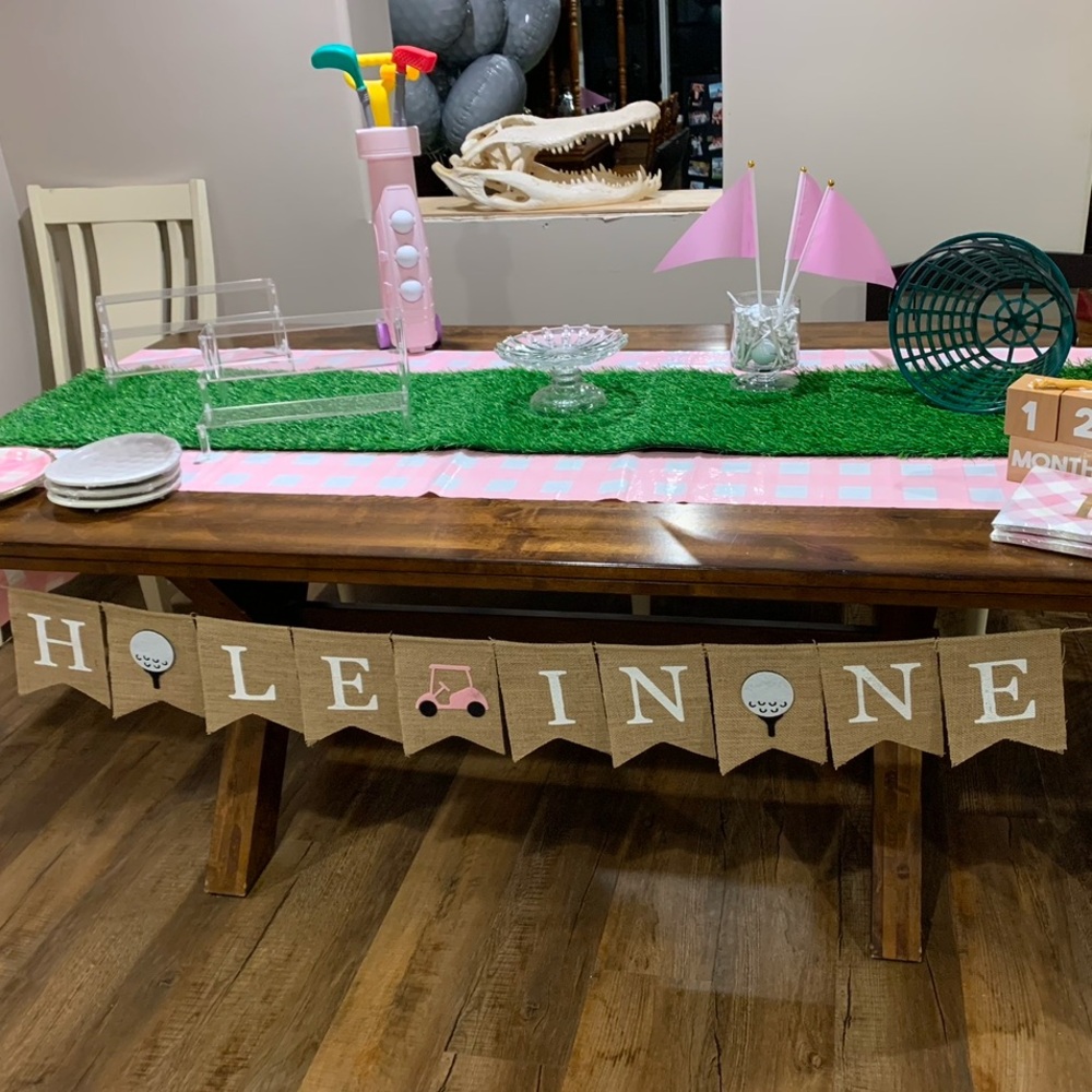 Hole in one golf banner